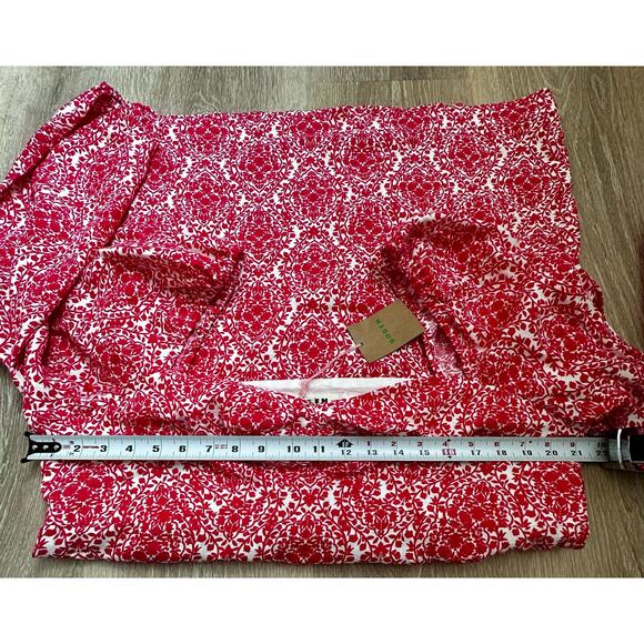 Boden|Linen Mini Shift Dress|Pop Peony/Vine Terrace|NWT|SZ 12R - Picture 3 of 10